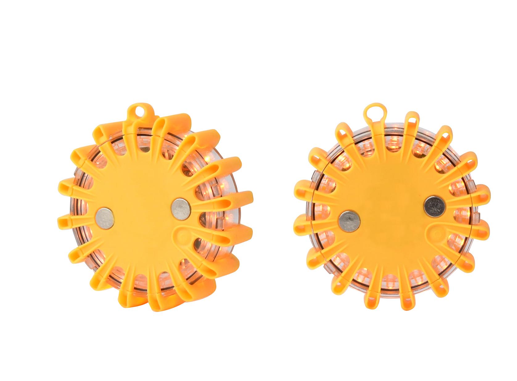 Set of 6 SPIRALED Yellow Beacons